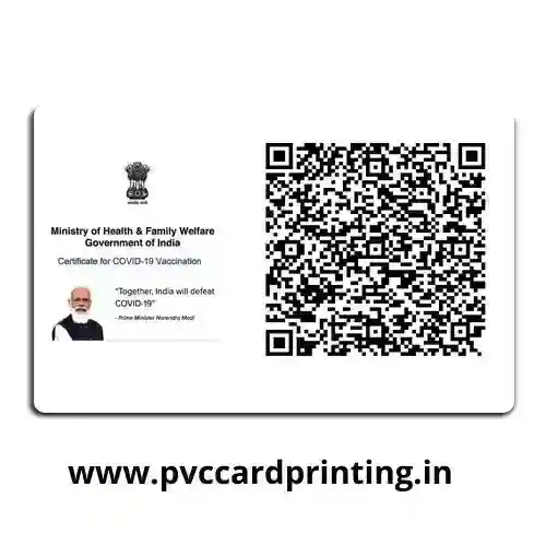 Covid-19 Vaccine Certificate on PVC CARD (Smart Card)