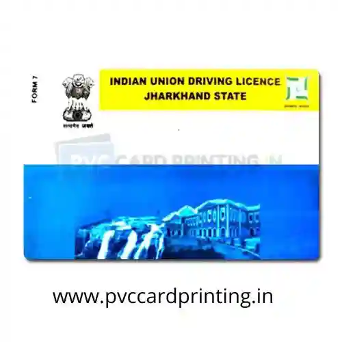 Jharkhand Driving Licence (DL) Print on PVC Card
