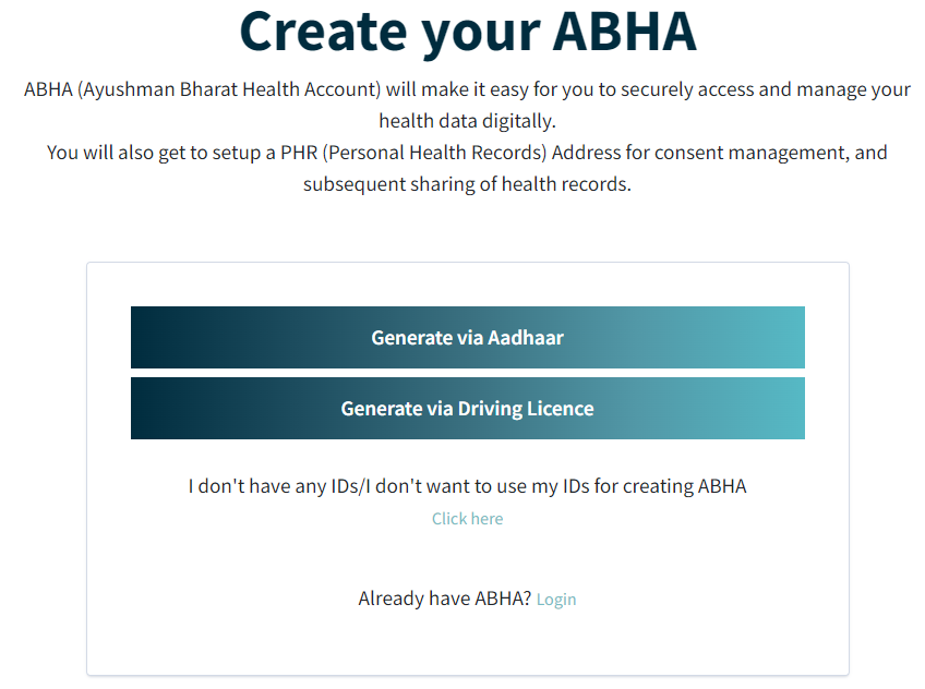 ABHA Heath Card Registration-1