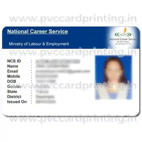 national career service pvc card