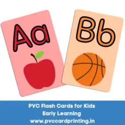 Alphabet PVC Flash Cards for Kids