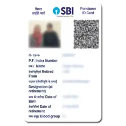 SBI Pensioners PVC ID Card