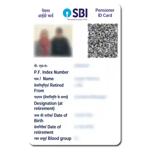 SBI Pensioners PVC ID Card