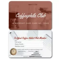 Club Membership Card