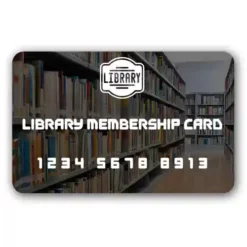 Library membership card