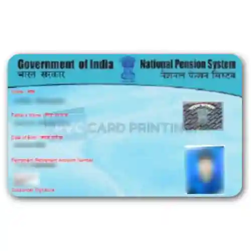 PRAN (Permanent Retirement Account Number) PVC ID Card