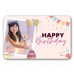 happy birthday wish card pvc printing service 1