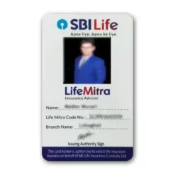 sbi life mitra insurance advisor id card