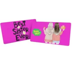 cherished bonds the best sister pvc card printing