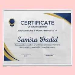 customized certificates printing