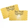 forever best friends pvc card printing