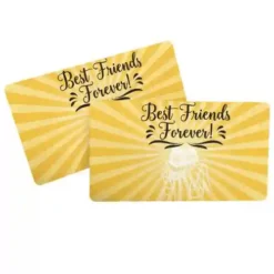 forever best friends pvc card printing