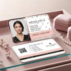 jewelry and accessories boutique id cards