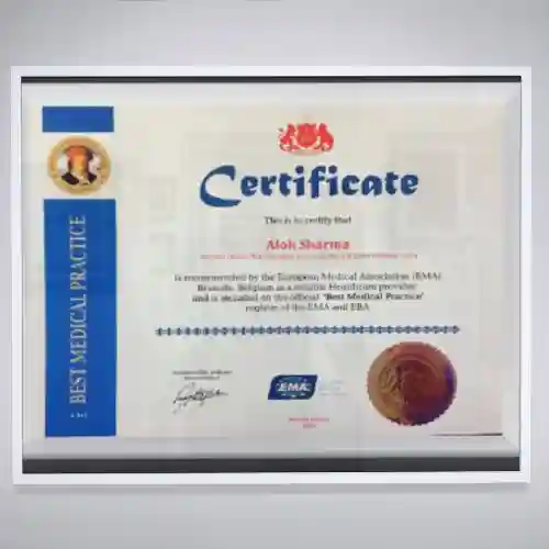 medical certification experience printing