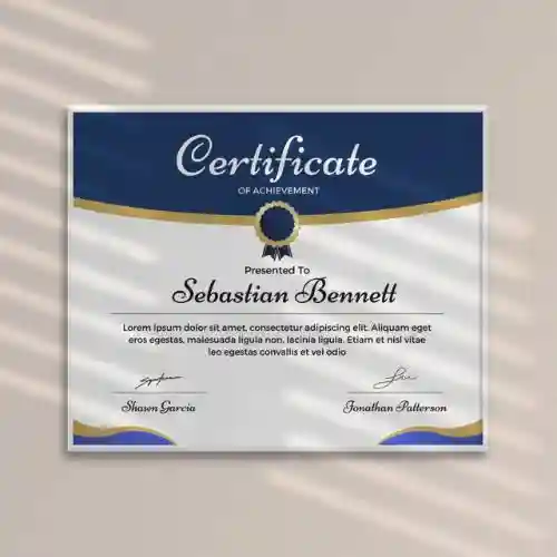 standard certificates printing
