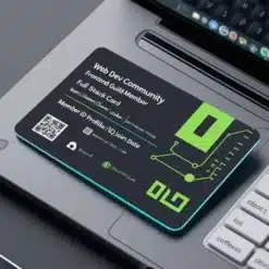 web development community membership cards