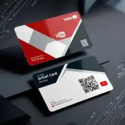 youtube artist pvc card