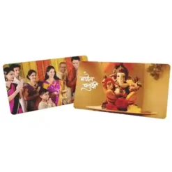 divine selfie with lord ganesha pvc card printing
