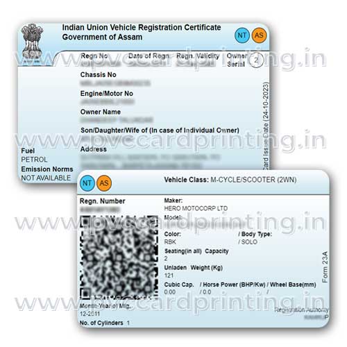assam vehicle registration certificate rc