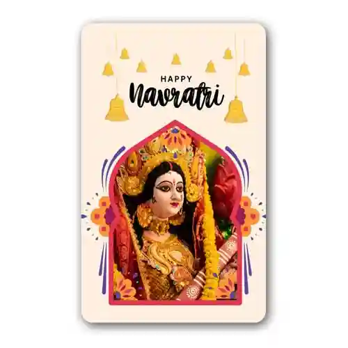 navratri dussehra pvc cards add festive flair to your celebrations
