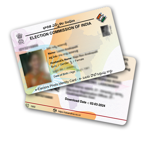 pvc voter id card
