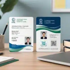 international teacher identity card itic premium pvc printing for educators