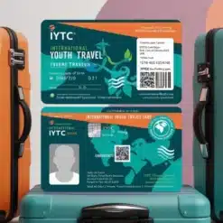 international youth travel card iytc premium pvc printing for young travelers