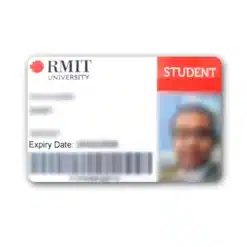 rmit student id card pvc print