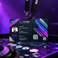 dj identity card print