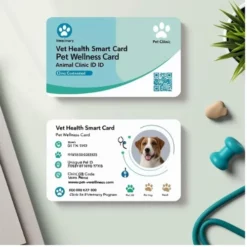 qr code smart cards for vets clinics