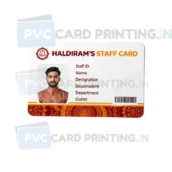 Haldiram's Staff Card