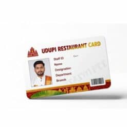 udupi restaurant staff card