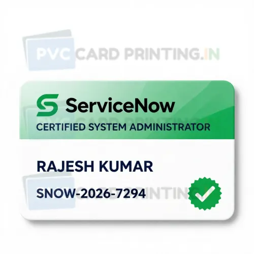 ServiceNow Admin Card