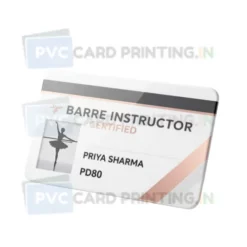 barre instructor card