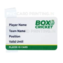 box cricket card