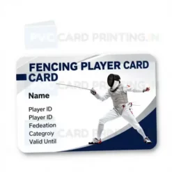 fencing player card