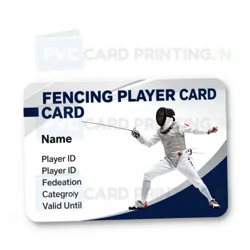 fencing player card