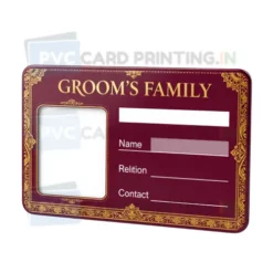 grooms family card