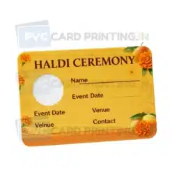 haldi ceremony card