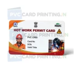 hot work permit card