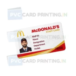 mcdonalds staff card