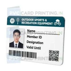 outdoor sports and recreation equipment id card