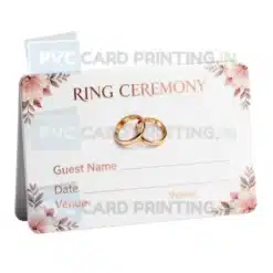 ring ceremony card