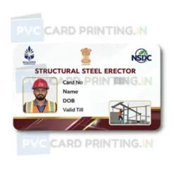 structural steel erector card