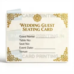 wedding guest seating card