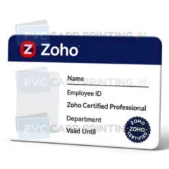 zoho certified card