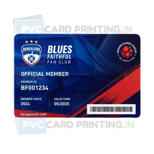 ISL Football Fan Club Membership Card