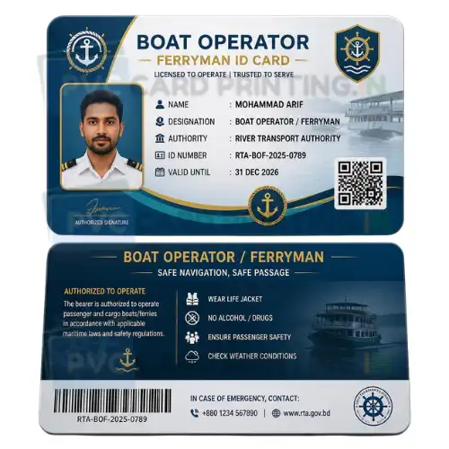 boat operator ferryman id card pvc (1)