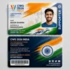 cwg 2026 india supporter card pvc