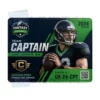 fantasy football team captain card pvc